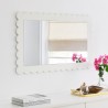 Modway Emmeline Scalloped Rectangle Wall Mirror White 2