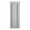 Modway Emmeline Scalloped Rectangle Floor Mirror Gray Back