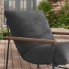 Modway Raya Outdoor Patio Boucle Sling Lounge Chair Side