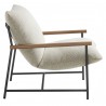 Modway Raya Outdoor Patio Boucle Sling Lounge Chair Ivory Side