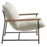 Modway Raya Outdoor Patio Boucle Sling Lounge Chair Ivory Side - Modway Raya Outdoor Patio Boucle Sling Lounge Chair Ivory Side