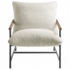 Modway Raya Outdoor Patio Boucle Sling Lounge Chair Ivory Front