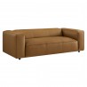 Modway Auren Upholstered Vegan Leather Sofa Camel 