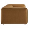 Modway Auren Upholstered Vegan Leather Sofa Camel Side