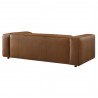 Modway Auren Upholstered Vegan Leather Sofa Coffee Back
