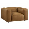 Modway Auren Upholstered Vegan Leather Modular Armchair 
