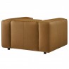 Modway Auren Upholstered Vegan Leather Modular Armchair Back