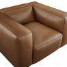 Modway Auren Upholstered Vegan Leather Modular Armchair Coffee Top