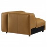 Modway Auren Upholstered Vegan Leather Modular Right Camel 3