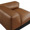 Modway Auren Upholstered Vegan Leather Modular Right Coffee Top