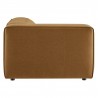 Modway Auren Upholstered Vegan Leather Modular Left Camel Back