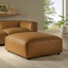 Modway Auren Upholstered Vegan Leather Ottoman Camel 