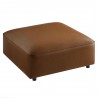 Modway Auren Upholstered Vegan Leather Ottoman Coffee Top