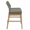 Modway Wellspring Outdoor Patio Teak and Rope Counter Stool Natural Side - Modway Wellspring Outdoor Patio Teak and Rope Counter Stool Natural Side