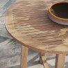 Modway Wellspring 36" Outdoor Patio Teak Wood Bar Table 2
