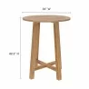 Modway Wellspring 36" Outdoor Patio Teak Wood Bar Table - Modway Wellspring 36" Outdoor Patio Teak Wood Bar Table