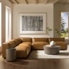 Modway Auren 5-Piece Upholstered Armless L-Shaped Vegan Leather Modular Sofa