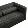 Modway Relle Channel Tufted Boucle Upholstered Sofa Charcoal - Modway Relle Channel Tufted Boucle Upholstered Sofa Charcoal