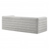Modway Relle Channel Tufted Boucle Upholstered Sofa Back