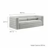 Modway Relle Channel Tufted Boucle Upholstered Sofa  - Modway Relle Channel Tufted Boucle Upholstered Sofa 