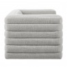 Modway Relle Channel Tufted Boucle Upholstered Loveseat Newsprint Side