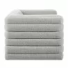 Modway Relle Channel Tufted Boucle Upholstered Loveseat Newsprint Side - Modway Relle Channel Tufted Boucle Upholstered Loveseat Newsprint Side