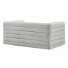 Modway Relle Channel Tufted Boucle Upholstered Loveseat Newsprint Back - Modway Relle Channel Tufted Boucle Upholstered Loveseat Newsprint Back