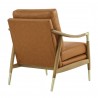 Modway Langford Vegan Leather Accent Armchair Back