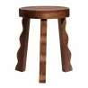 Modway Sorrel Carved Wood Stool 1 - Modway Sorrel Carved Wood Stool 1