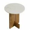 Modway Tarin Acacia Wood and Marble Side Table Top - Modway Tarin Acacia Wood and Marble Side Table Top