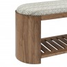 Modway Ashby 45" Geometric Upholstered Bench 2