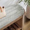 Modway Ashby 45" Geometric Upholstered Bench 6
