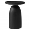 Modway Holloway Round Wood Side Table Black