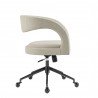 Modway Pinnacle Upholstered Office Chair Gray Side