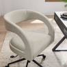 Modway Pinnacle Upholstered Office Chair Gray