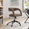 Modway Pinnacle Upholstered Office Chair Brown