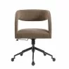 Modway Pinnacle Upholstered Office Chair Brown Front - Modway Pinnacle Upholstered Office Chair Brown Front
