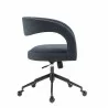 Modway Pinnacle Upholstered Office Chair Blue Side - Modway Pinnacle Upholstered Office Chair Blue Side