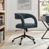 Modway Pinnacle Upholstered Office Chair Blue - Modway Pinnacle Upholstered Office Chair Blue
