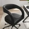 Modway Pinnacle Vegan Leather Office Chair Black - Modway Pinnacle Vegan Leather Office Chair Black