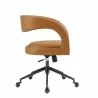 Modway Pinnacle Vegan Leather Office Chair Brown Side - Modway Pinnacle Vegan Leather Office Chair Brown Side