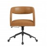 Modway Pinnacle Vegan Leather Office Chair Brown Front