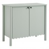 Modway Emmeline 35" 2-Door Scalloped Sideboard Cabinet Green