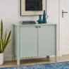 Modway Emmeline 35" 2-Door Scalloped Sideboard Cabinet Green 