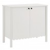 Modway Emmeline 35" 2-Door Scalloped Sideboard Cabinet White
