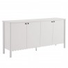Modway Emmeline 66" 4-Door Scalloped Sideboard Cabinet White