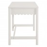 Modway Emmeline 1-Drawer Scallop Writing Desk White Side