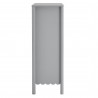 Modway Emmeline Scalloped 5-Drawer Chest Gray