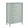 Modway Emmeline Scalloped 5-Drawer Chest Green 