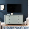 Modway Emmeline Scalloped 6-Drawer Dresser Green